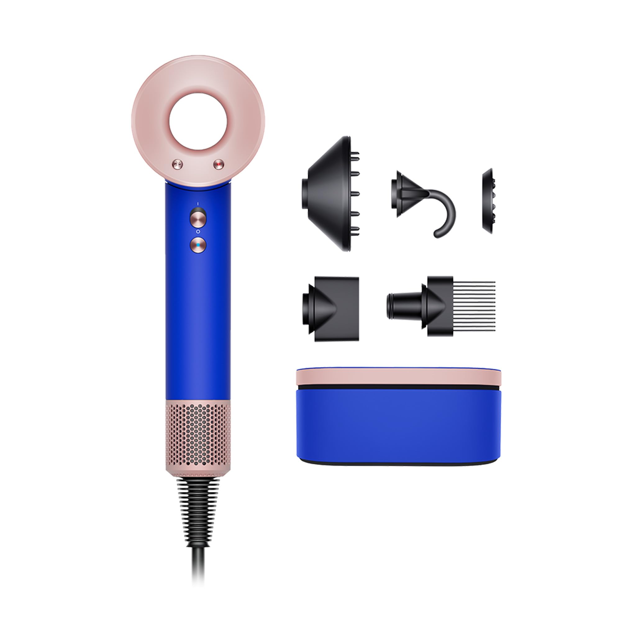 Фен Dyson Supersonic HD07 с кейсом Prussian Blue/Blush (NEW) 2CM-UK-SHK4691A