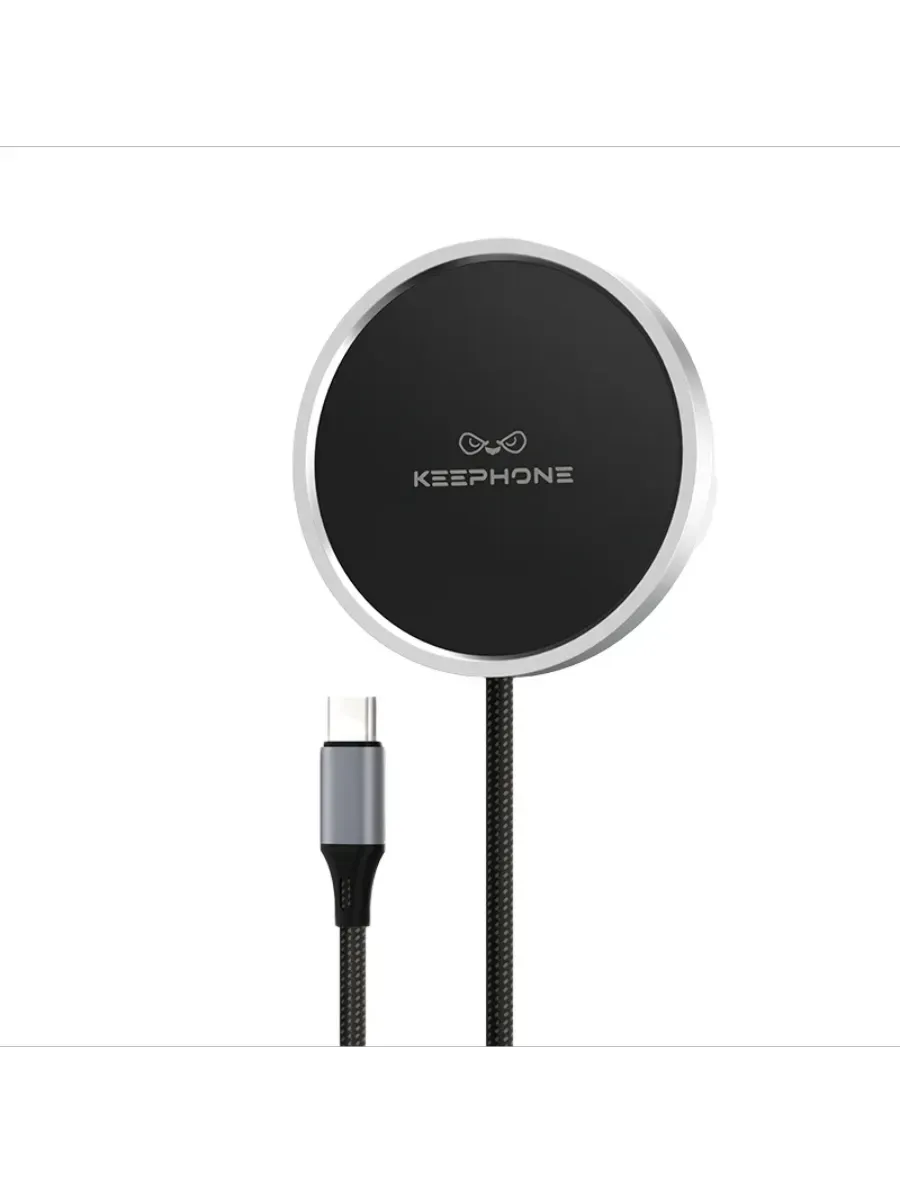 Кабель USB C - MAGSAFE KEEPHONE MAGLYNK 15W (BlACK)