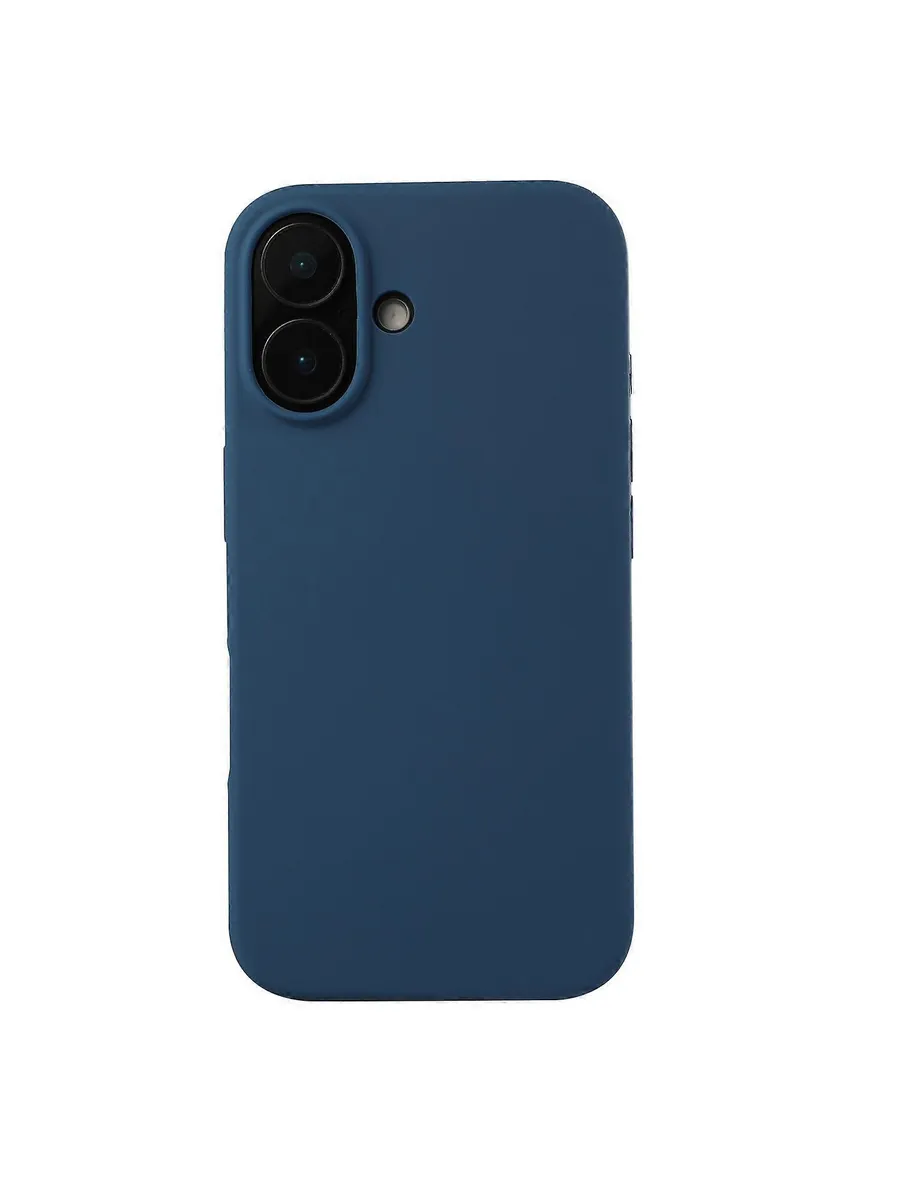 Накладка для iPhone 16 Plus Silicone Case (Голубой)