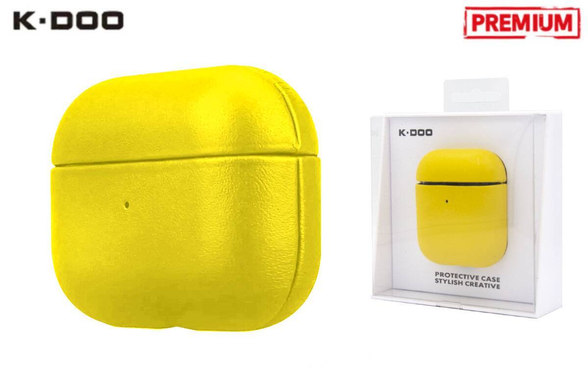 Накладка для AirPods 3 KZDOO LUXCRAFT (Yellow)