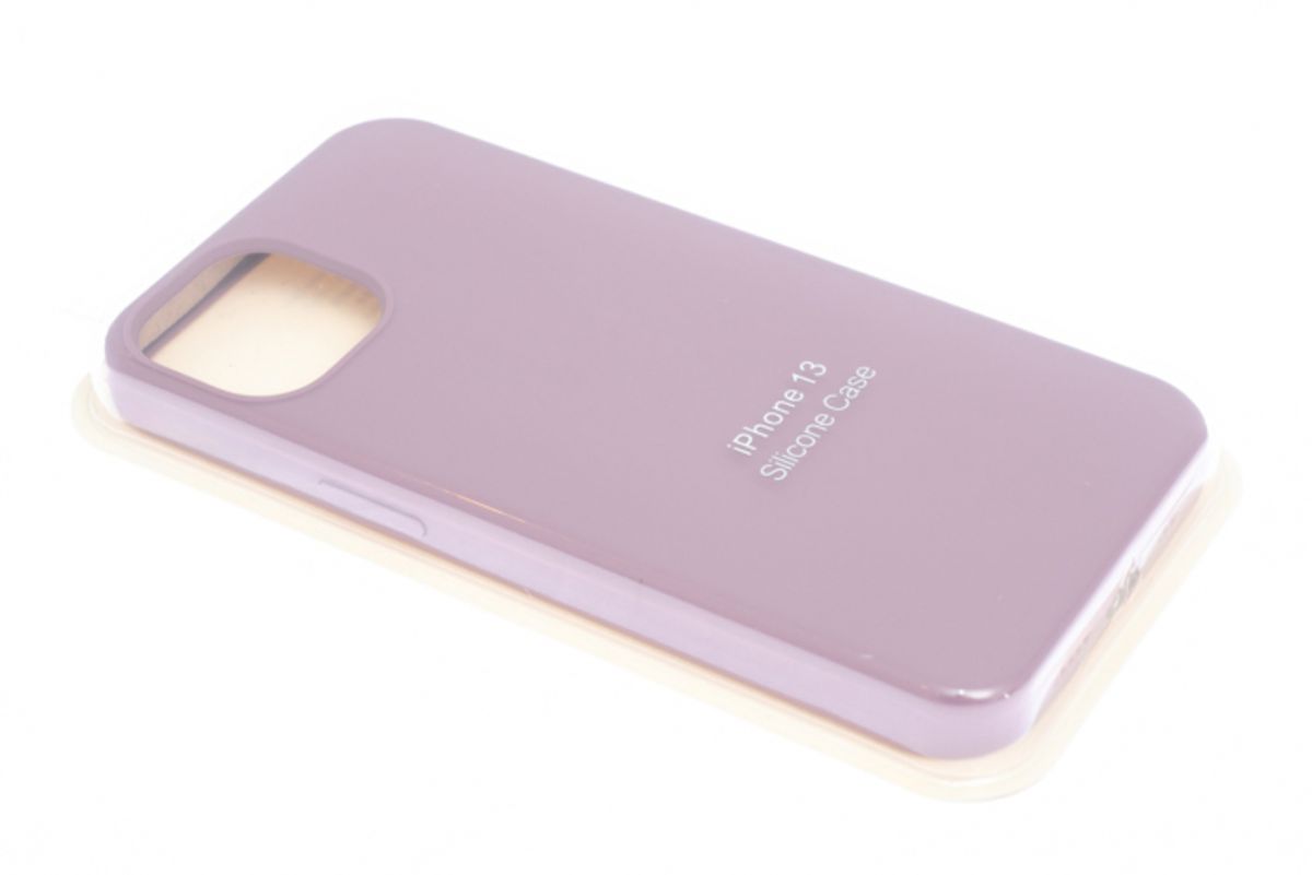 Накладка для iPhone 13 Silicone Case (лавандовый)