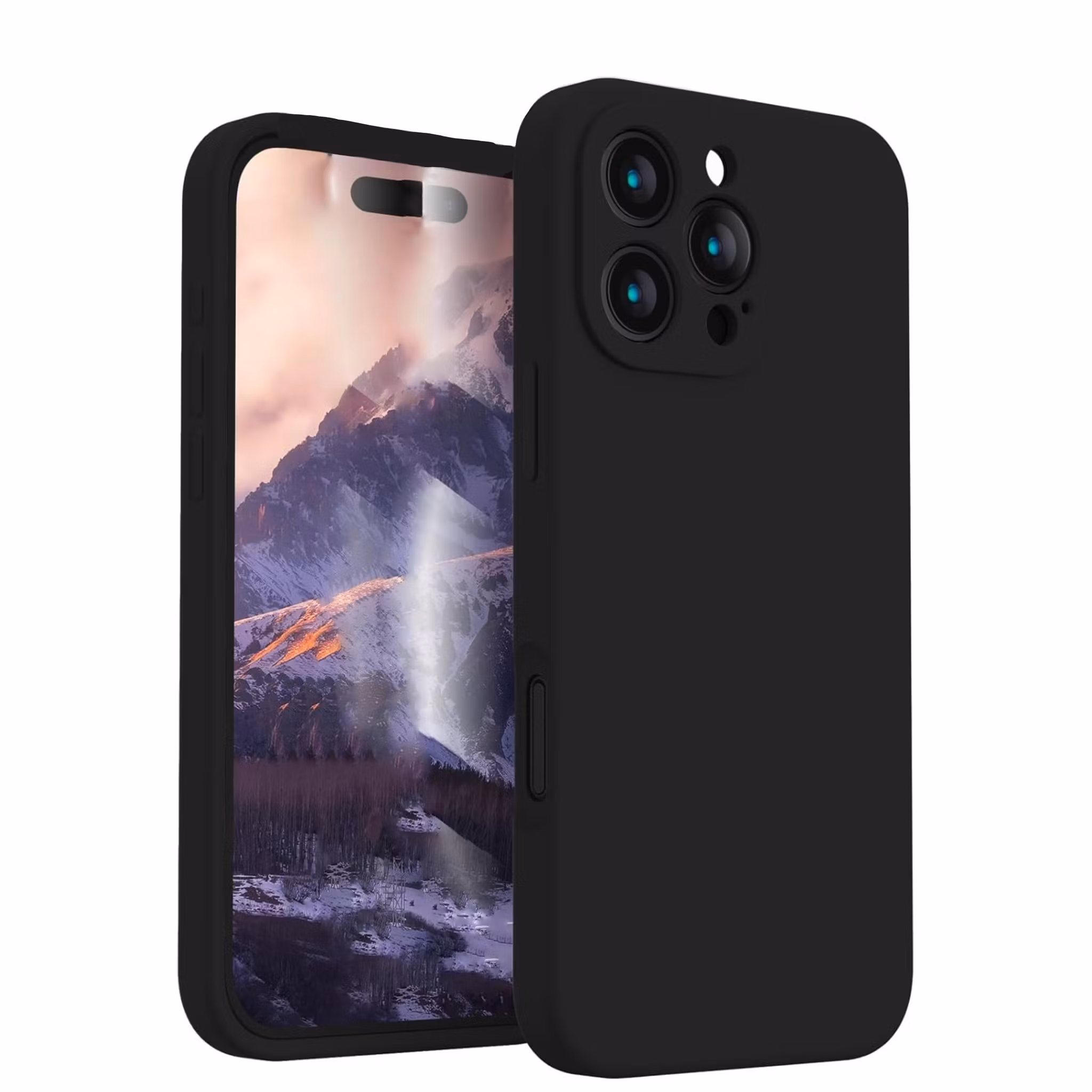 Накладка для iPhone 17 Silicone Case Full Camera (Розовый)