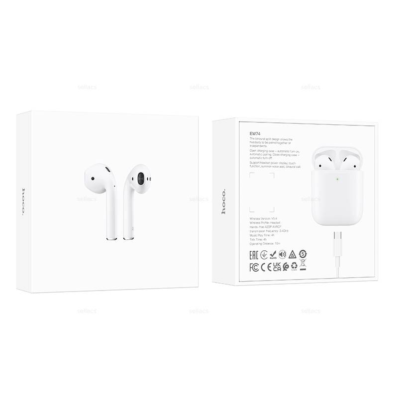 Наушники Bluetooth Hoco EW74 /POD_2/ (белый)
