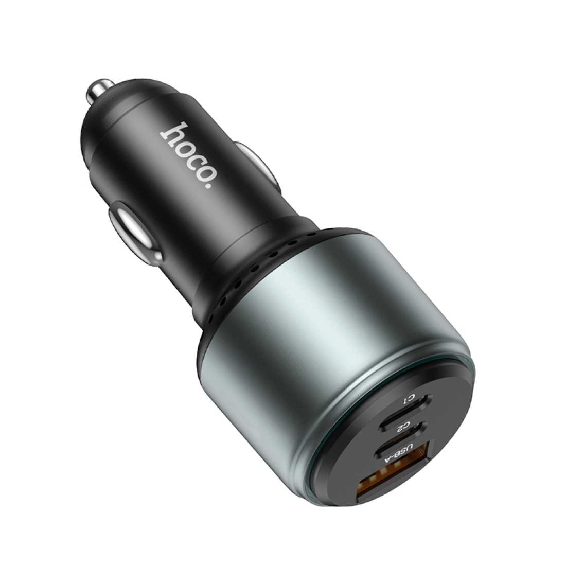 АЗУ USB 2C+1A HOCO NZ9 95W PD65W+30W (Черный)