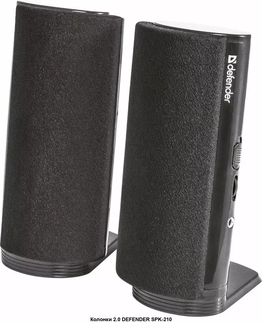 Акустика 2.0 DEFENDER SPK-210, USB (черная)