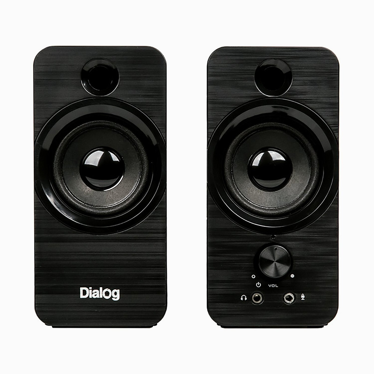 Акустика 2.0 DIALOG Stride AST-17UP /2x5Вт, AUX/вход для микрофона, USB/ (Черный)