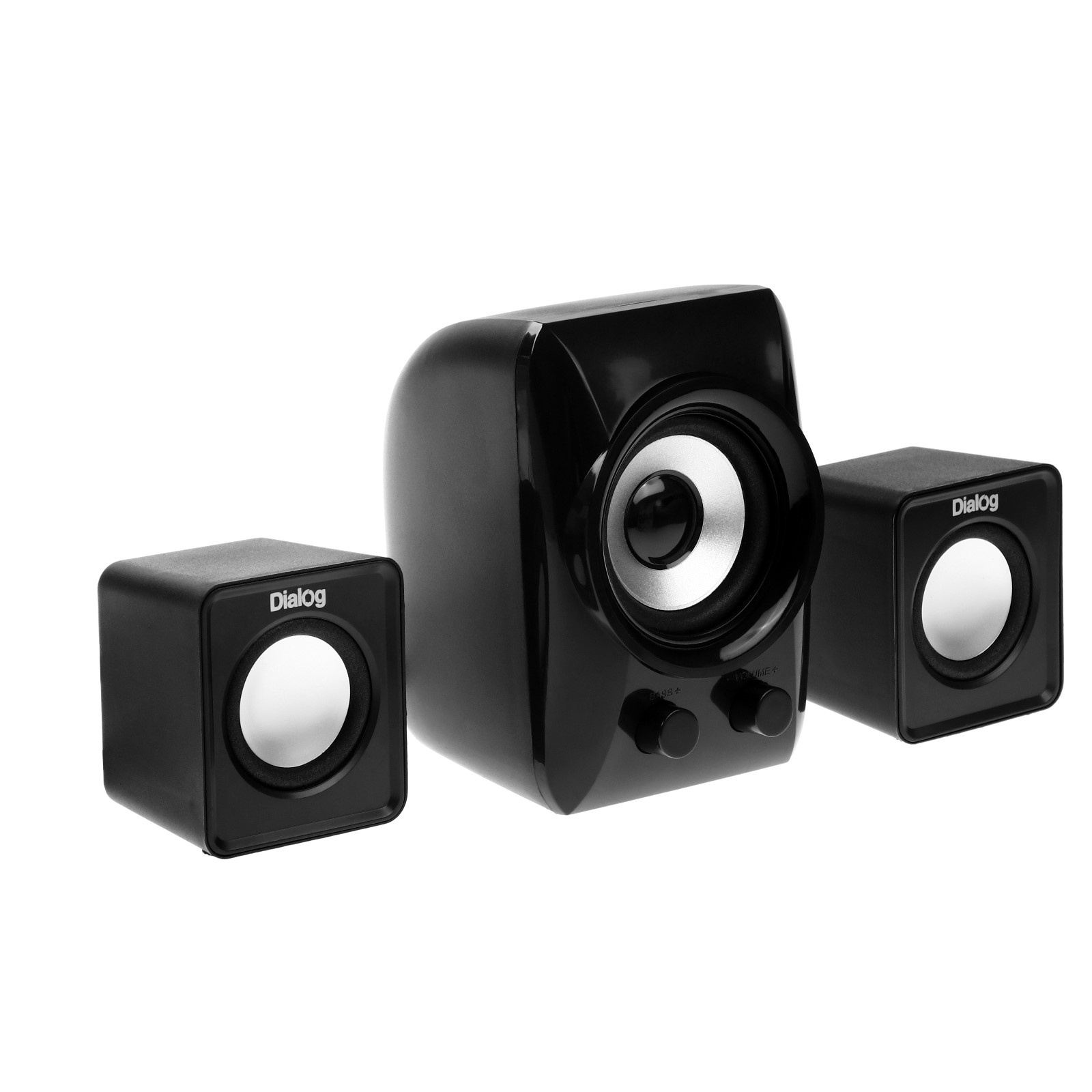 Акустика 2.1 Dialog Colibri AC-202UP /5+2x3Вт, USB/ (черная)