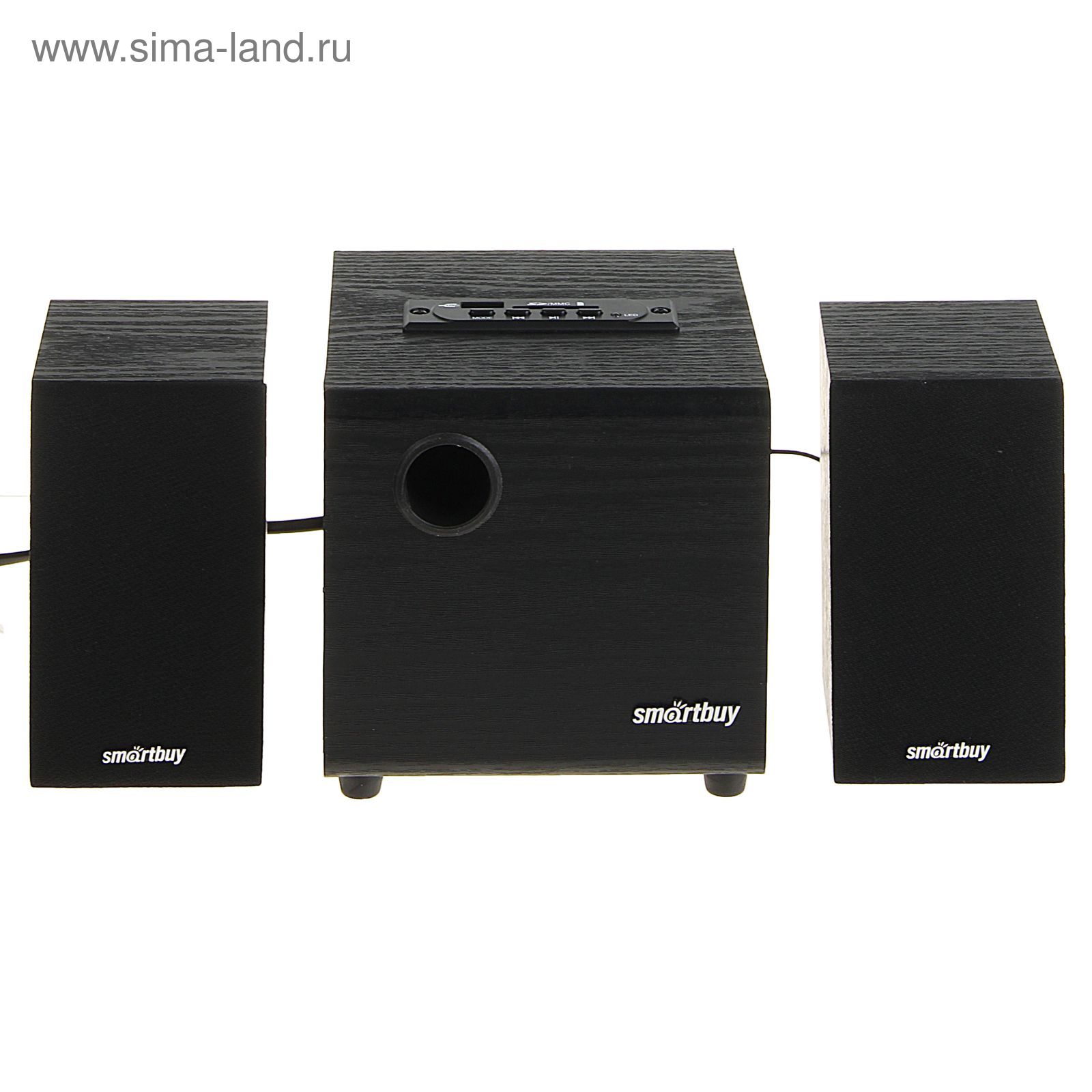 Акустика 2.1 SMARTBUY SBA-200 SPARTA корпус МДФ (черный)