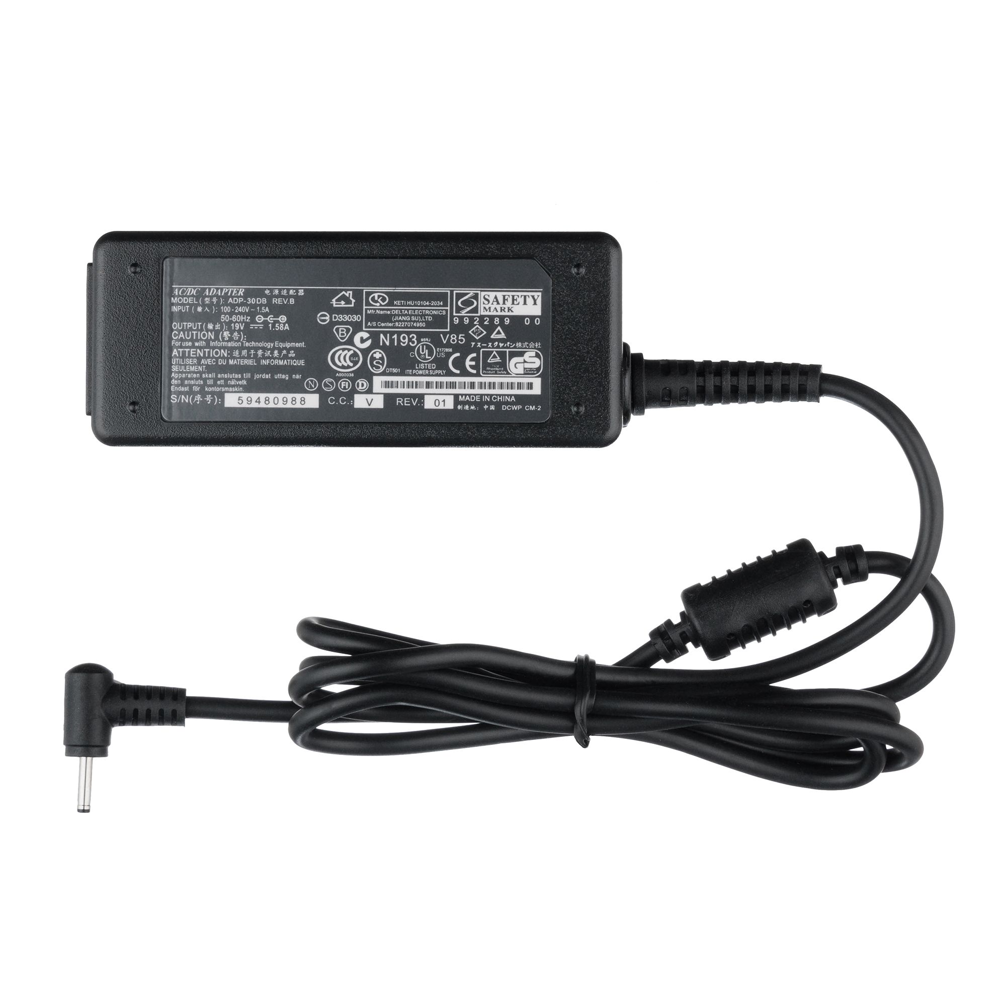Б/п AC-N234-A 2.5x0.7 19V 1.58A 30w как ASUS (Нетбуки) (2PIN)