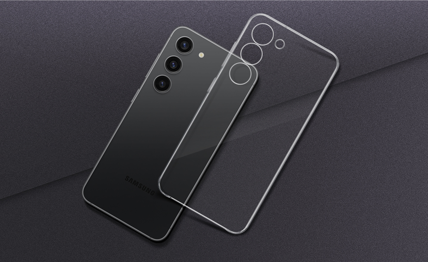 Накладка для Samsung S23+ Clear Case Premium (Пластик)