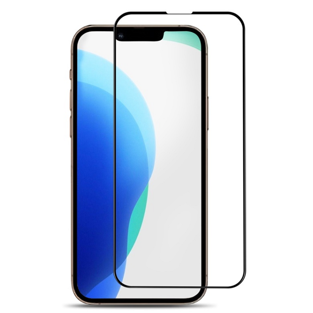 Защитное стекло 3D Apple iPhone 13 Pro Max OG (Черный)