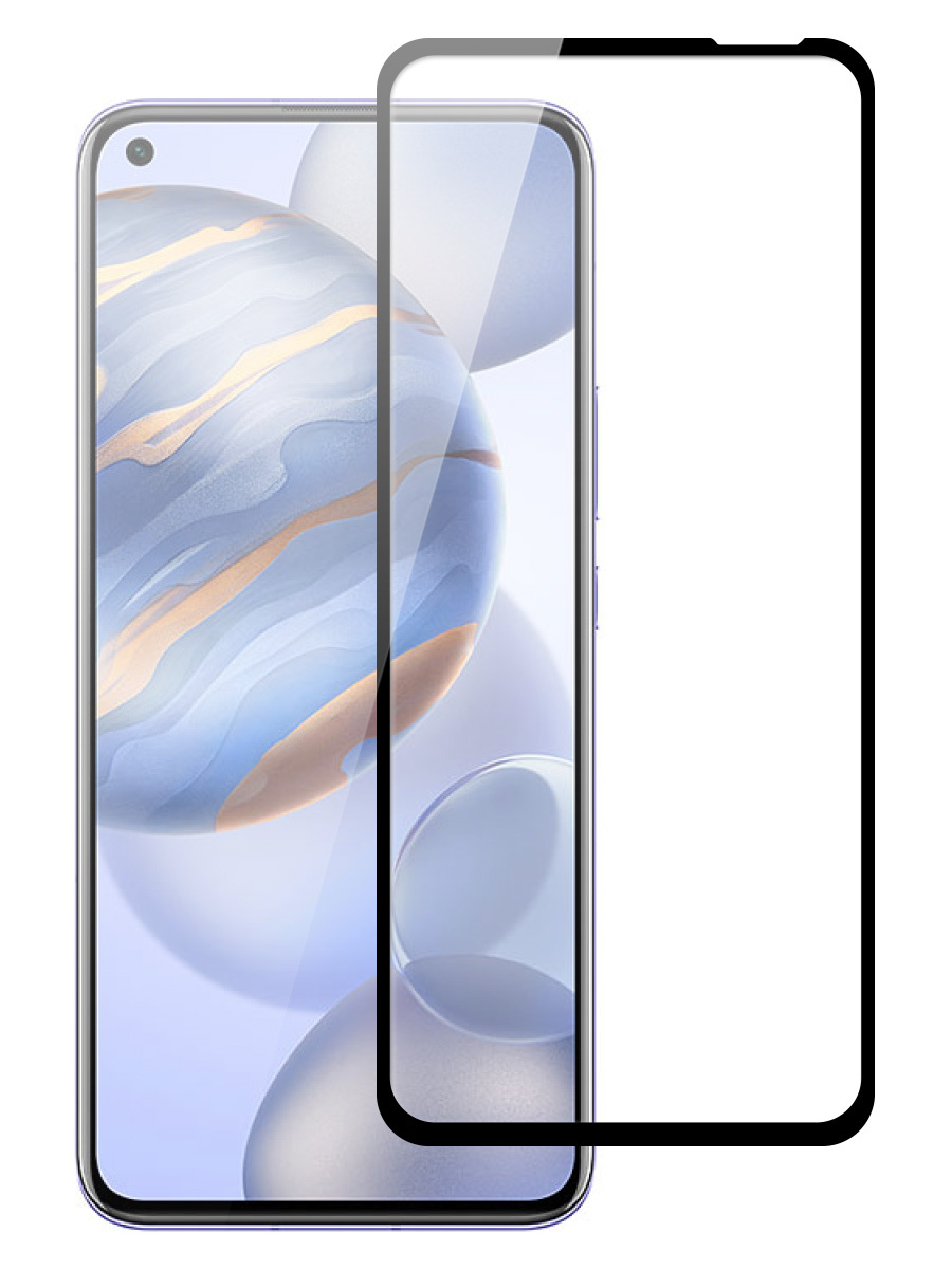 Защитное стекло 3D Honor 30 MB 0.4K (Черный)