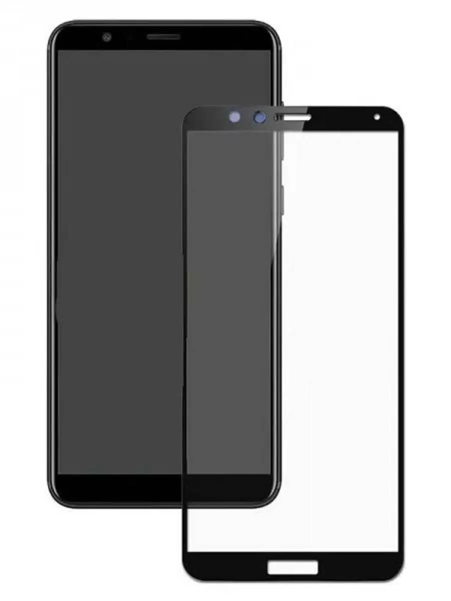 Защитное стекло 3D Honor X7 OG (Черный)