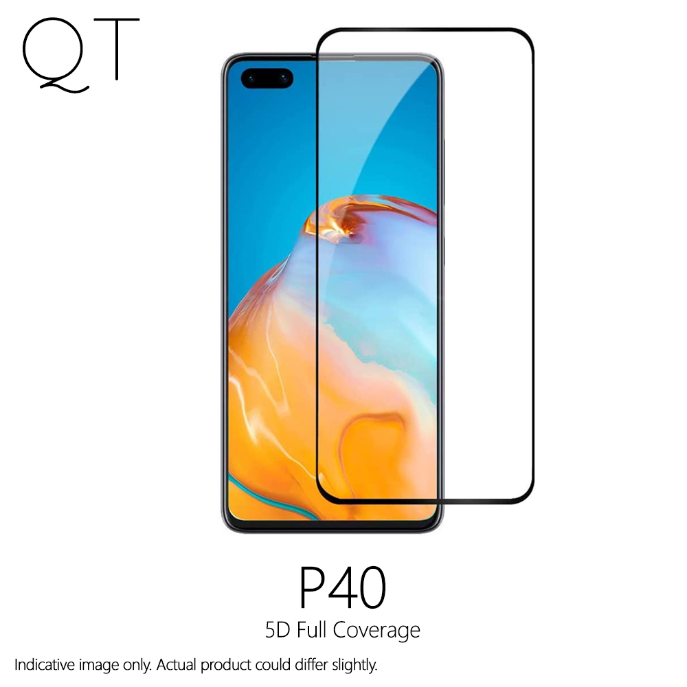 Защитное стекло 3D Huawei P40 MB 0.4K (чёрный)