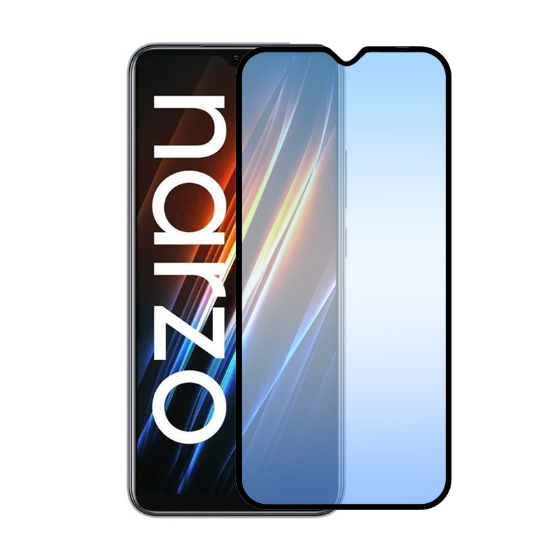 Защитное стекло 3D Realme NARZO 50i /30A/50A/C11/C20/C25 MB 0.4K (Чёрный)