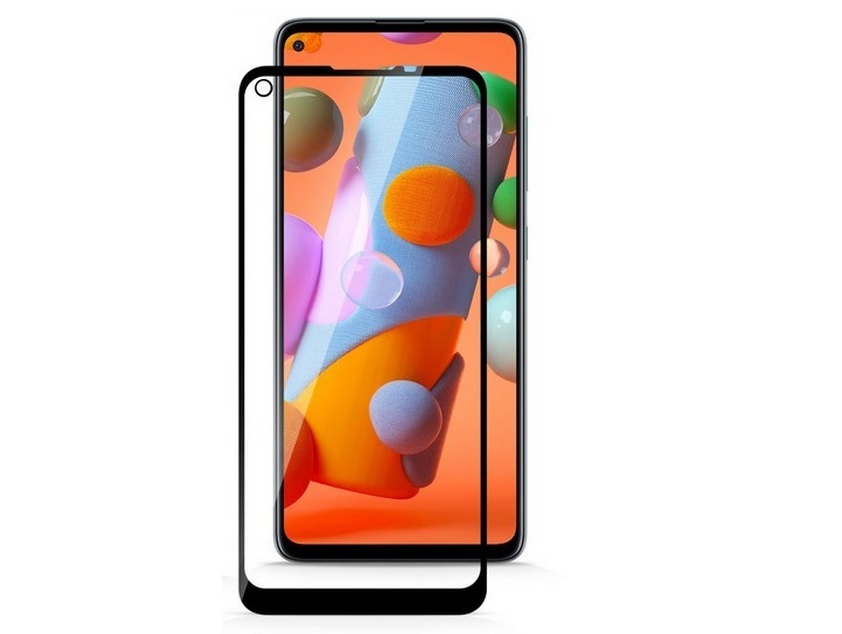 Защитное стекло 3D Samsung M11/A11 MB 0.4K (чёрный)