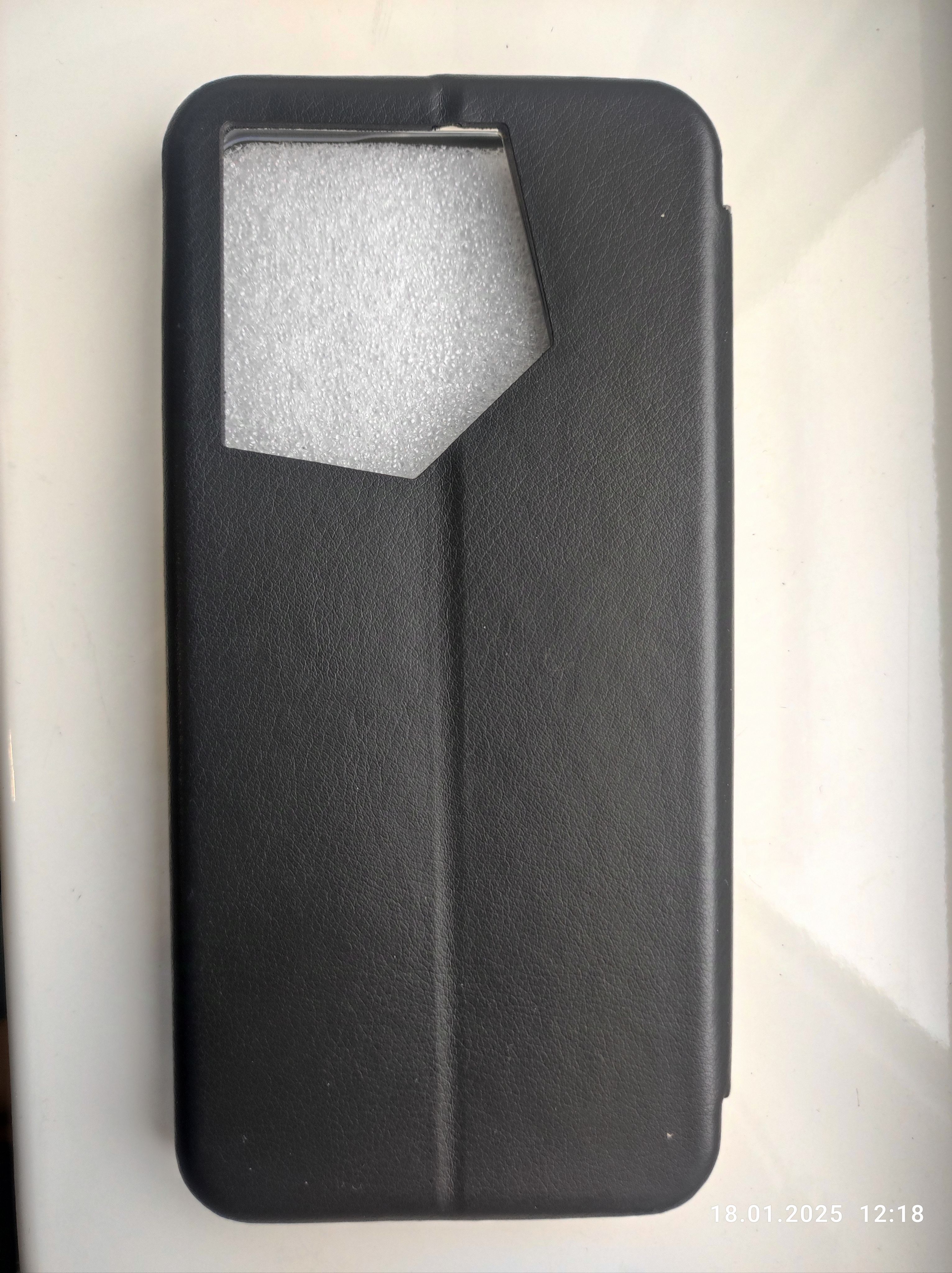 Чехол (книжка) TECNO Camon 20 / 20 Pro Krutoff Eco Book (Черный)