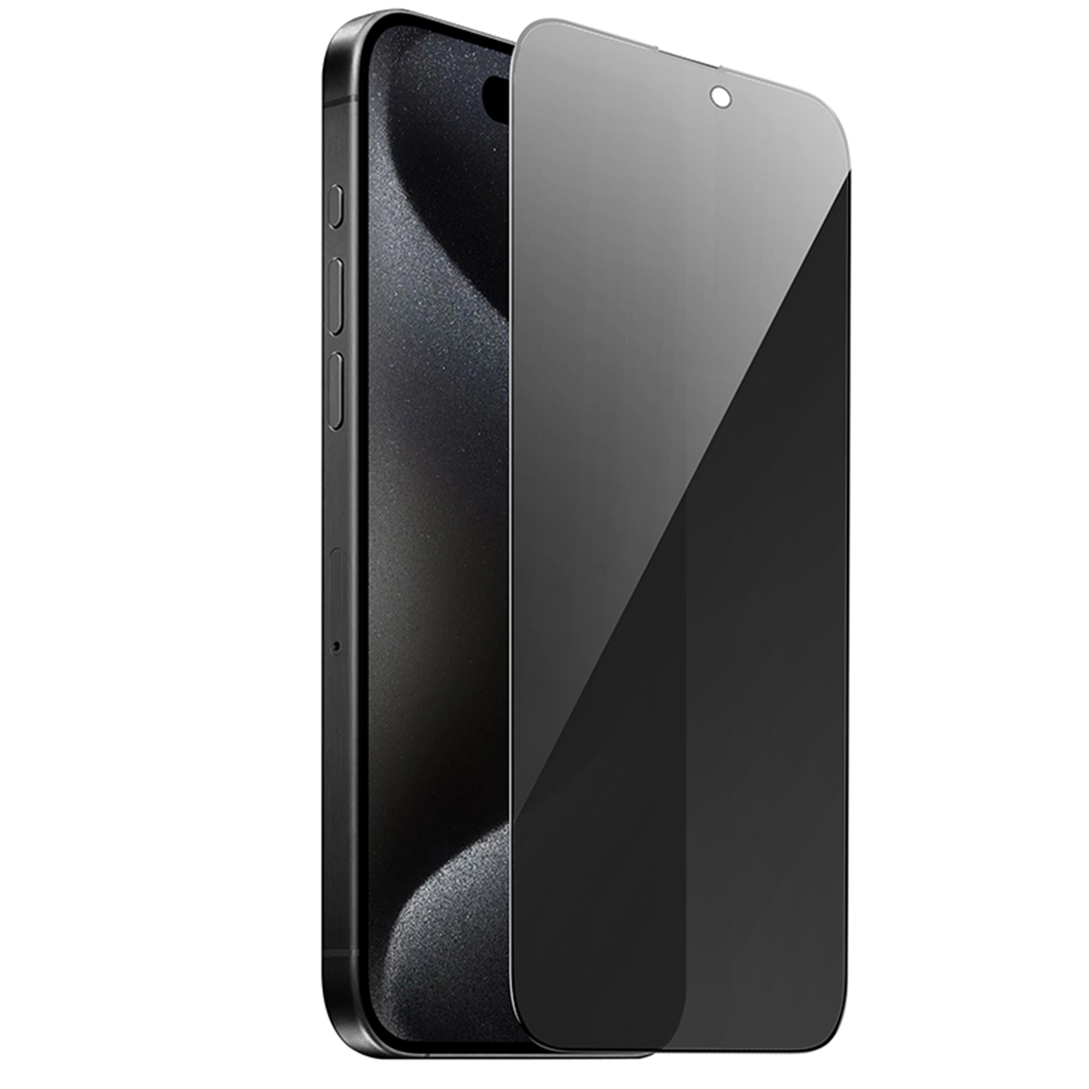 Защитное стекло для iPhone 15/16 Premium /техпак/ (Черный)