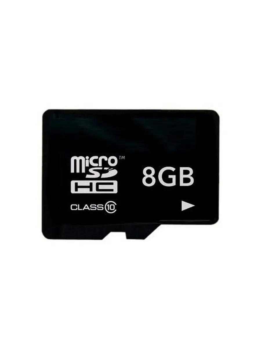 Карта памяти MicroSD 8Gb Qumo Class 10 +SD адаптер