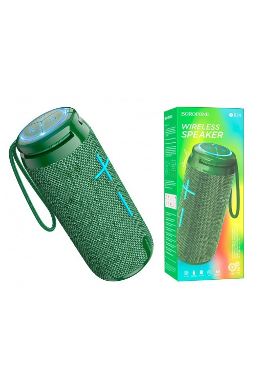 Колонка bluetooth BOROFONE BR24 /1200mAh,5Wx2/ (Зеленый)