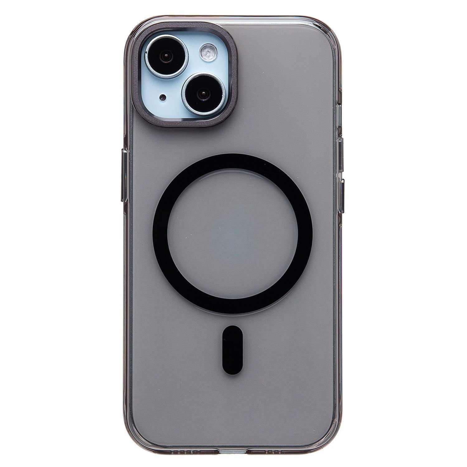 Накладка для iPhone 15 Pro Silicone Case MagSafe (Штормовой синий)