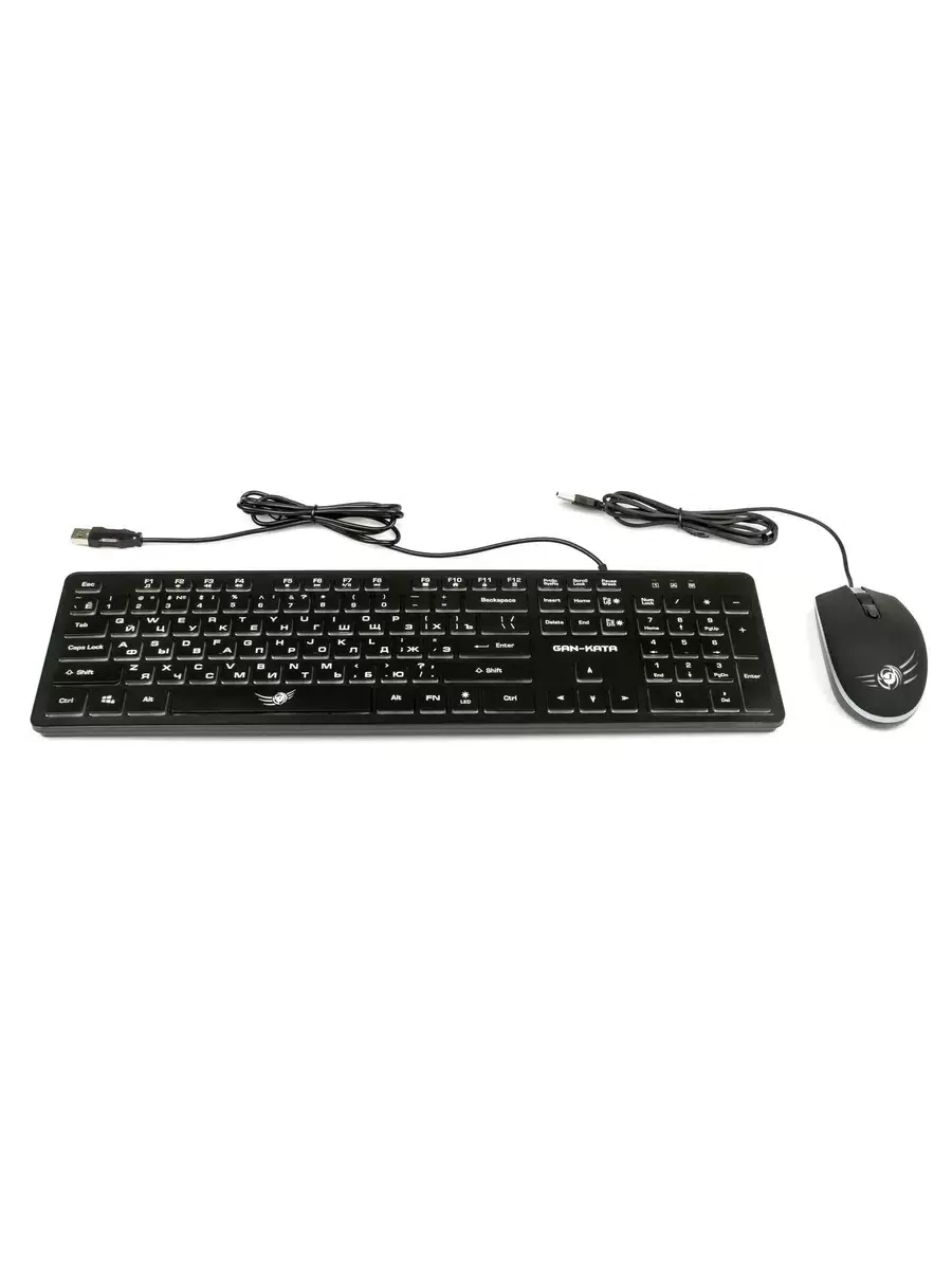 Клавиатура + мышь USB DIALOG KMGK-1707U (Черный)