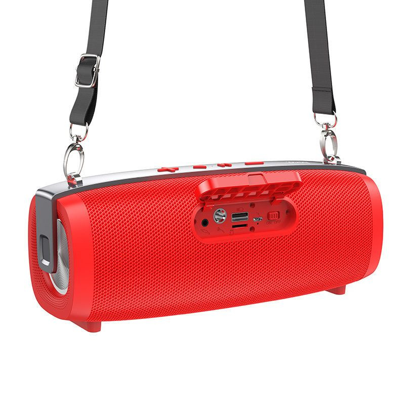 Колонка bluetooth HOCO BS55 /микрофон/ (Красный)