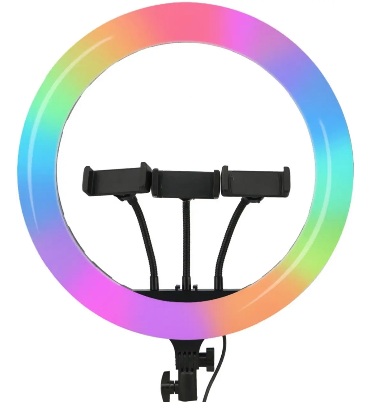 Кольцевая светодиодная лампа RGB LED MJ36 36cm 14" (Без штатива)