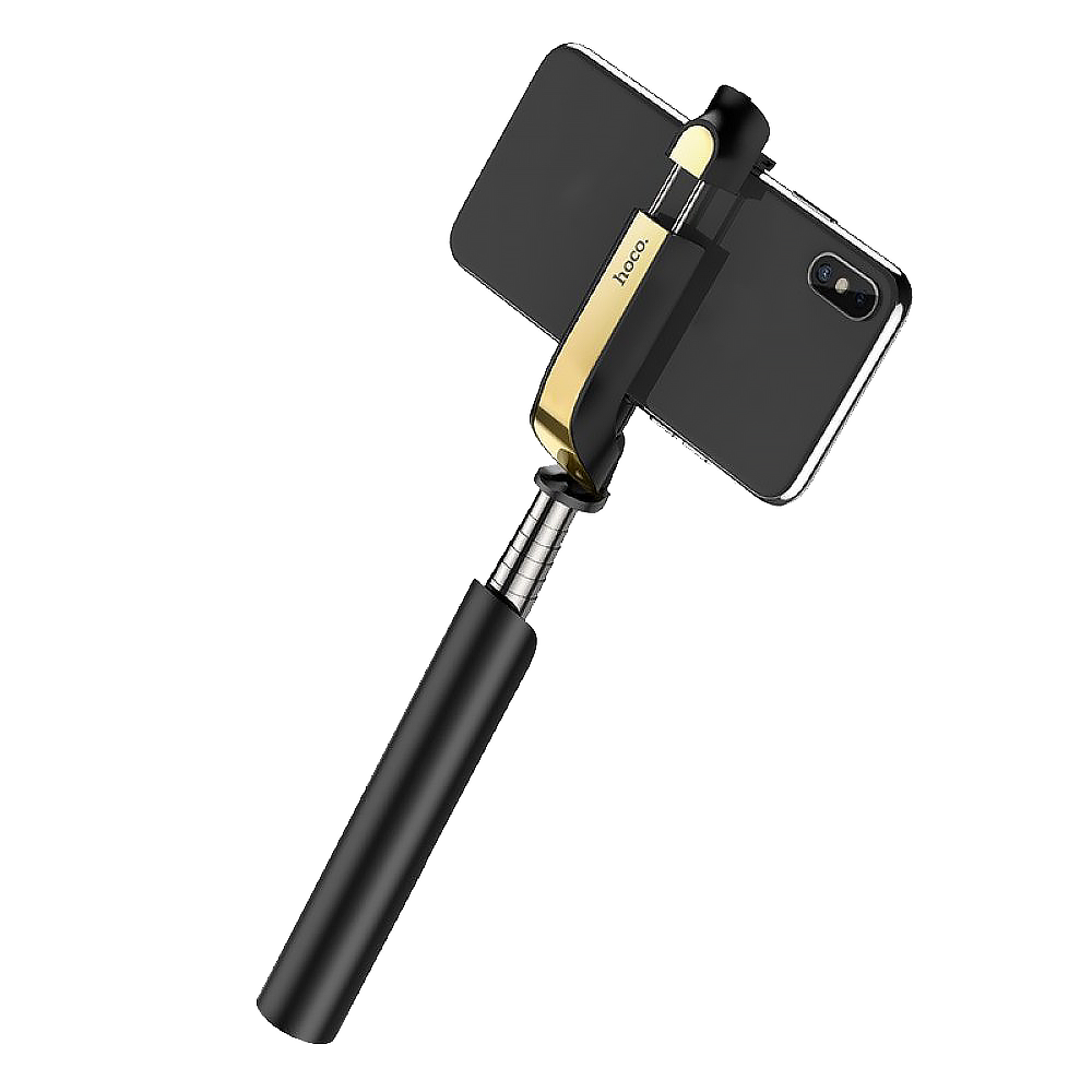 Монопод для Selfie bluetooth HOCO K12 (Черный)