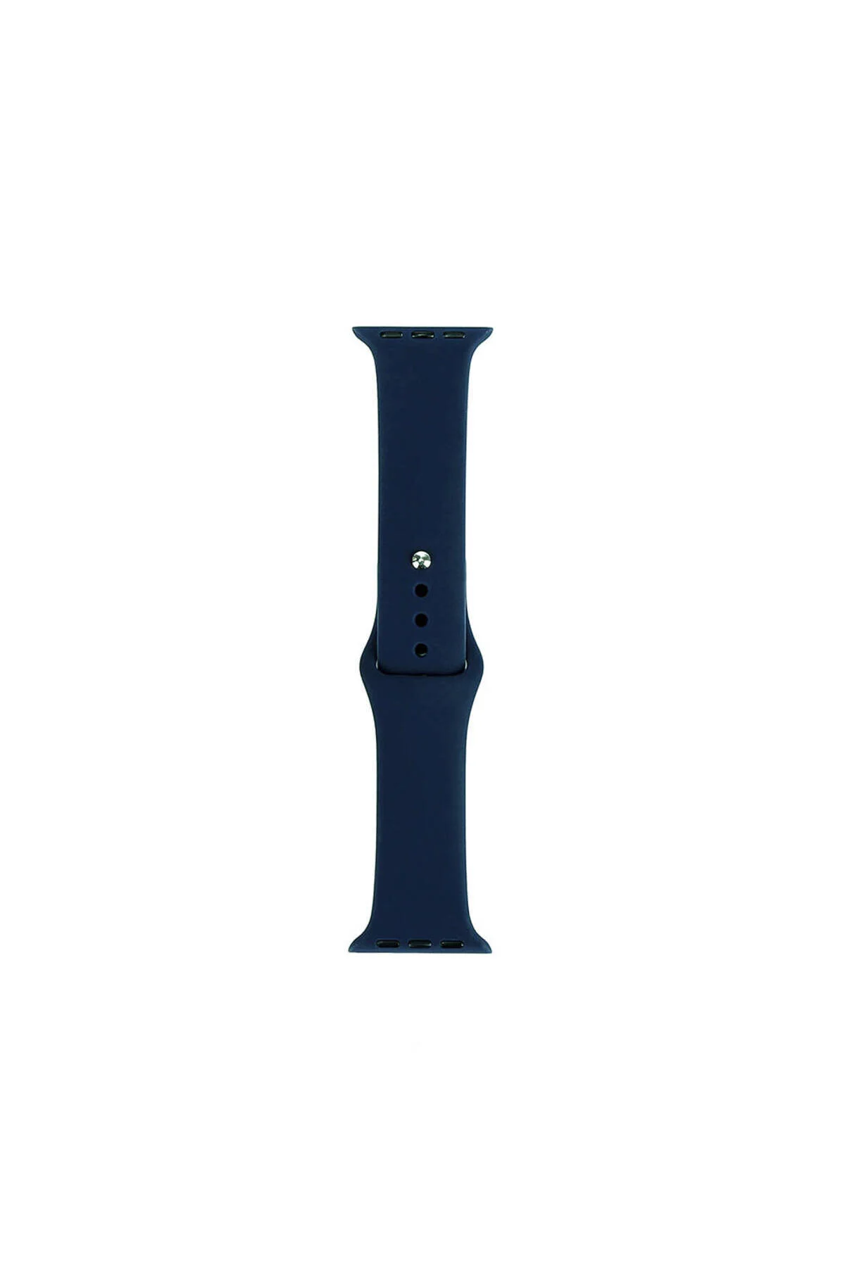 Ремешок Apple watch 38/40mm "Силикон Sport" (Темно синий)