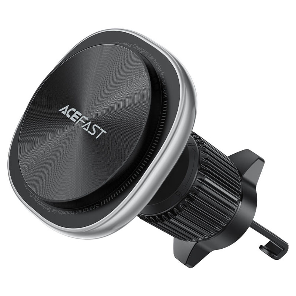 Автодержатель воздуховод/magsafe + БЗУ ACEFAST D41 15W (Черный)