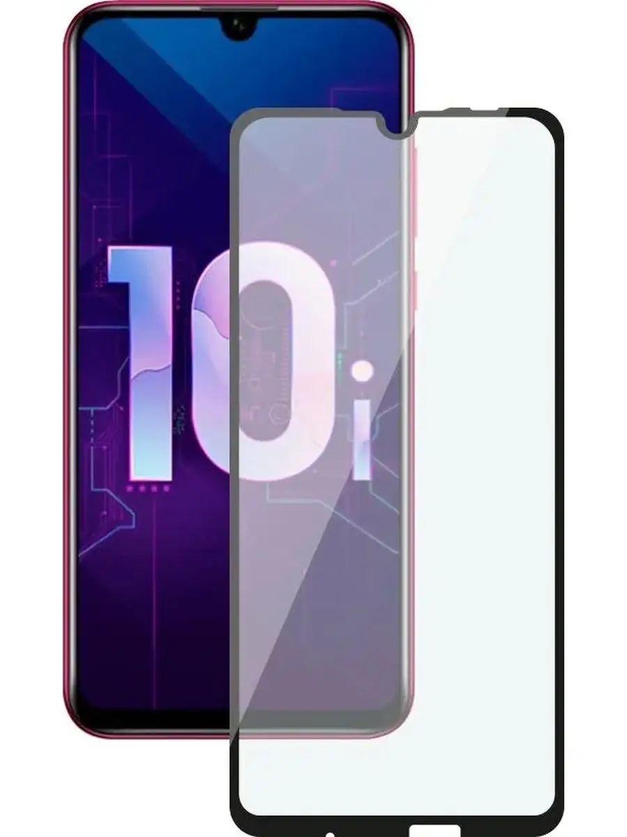 Защитное стекло 3D Honor 10i/ 10 lite/ 20 Lite (Global) / 20e/ Huawei P Smart 2019 Ceramics (Чёрный)