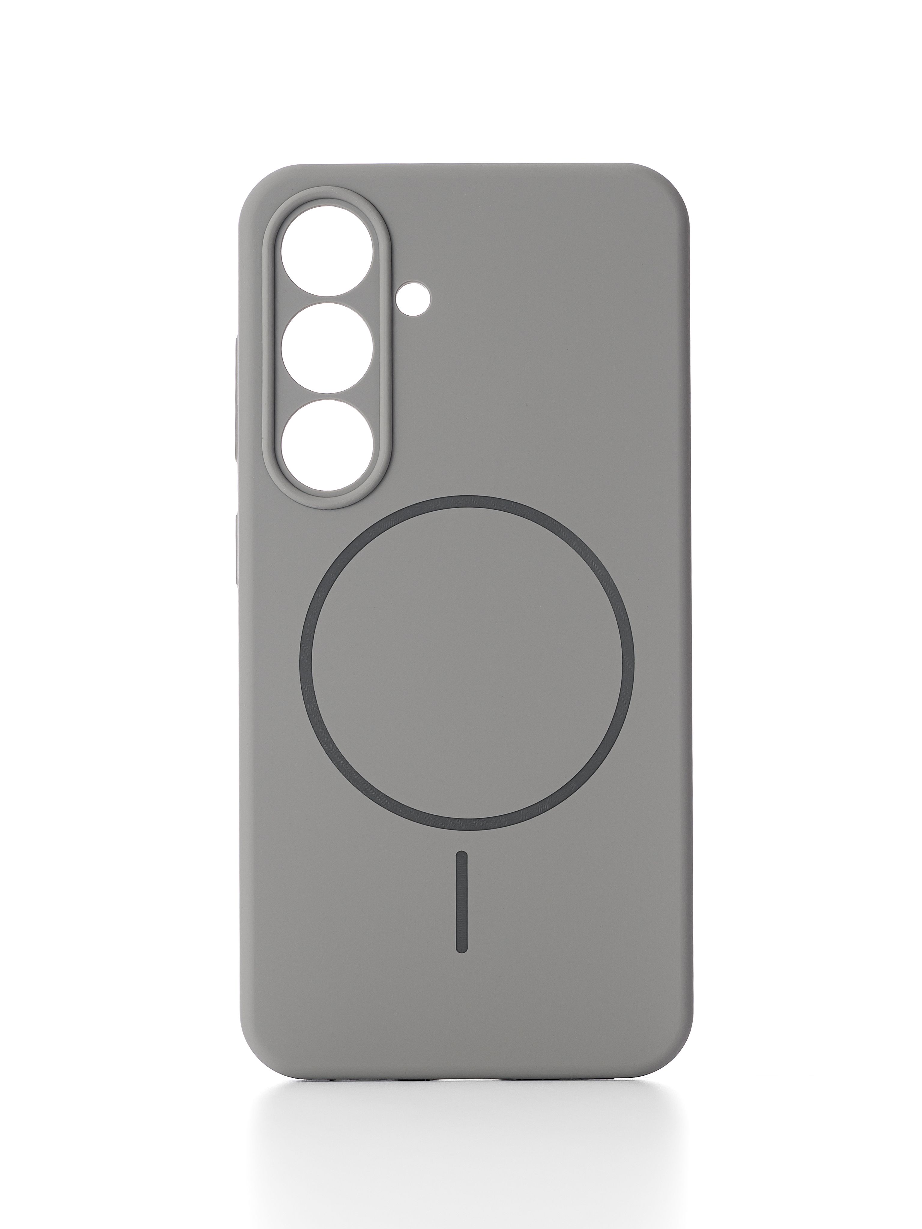 Накладка для Samsung S25 Silicone cover Premium MagSafe (Желтый)