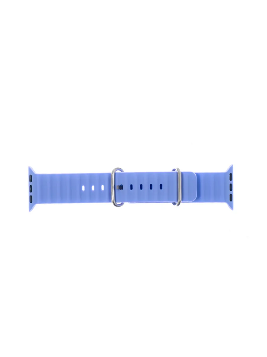 Ремешок Apple watch 38/40mm "Силикон" размер L (Сирень)
