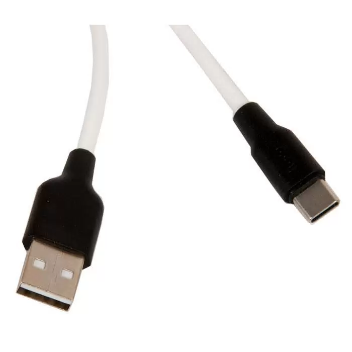 Кабель USB A-L HOCO X21 Plus Silicone (Белый)