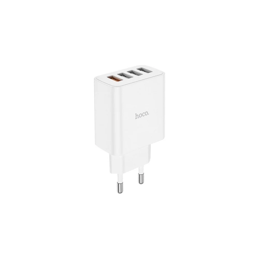 СЗУ (блок) 4xUSB HOCO C102A QC3.0 18W (Белый)