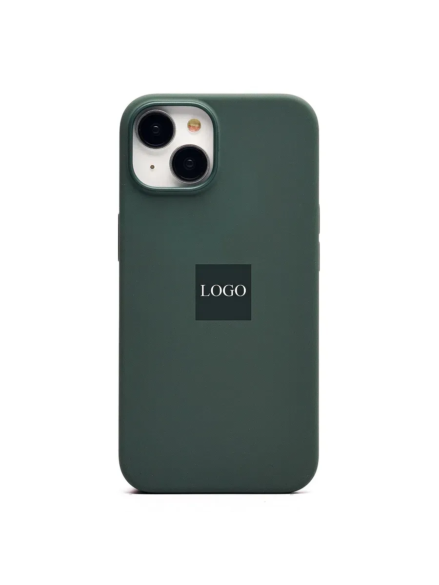 Накладка для iPhone 14 Silicone Case PREMIUM MagSafe (Красный)
