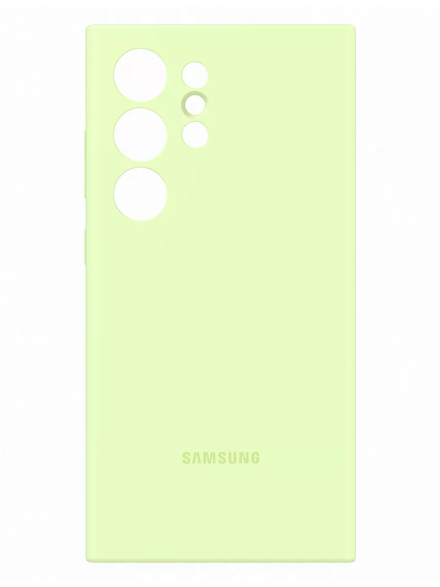 Накладка для Samsung S24 Ultra Silicone cover Premium MagSafe (Кремовый)