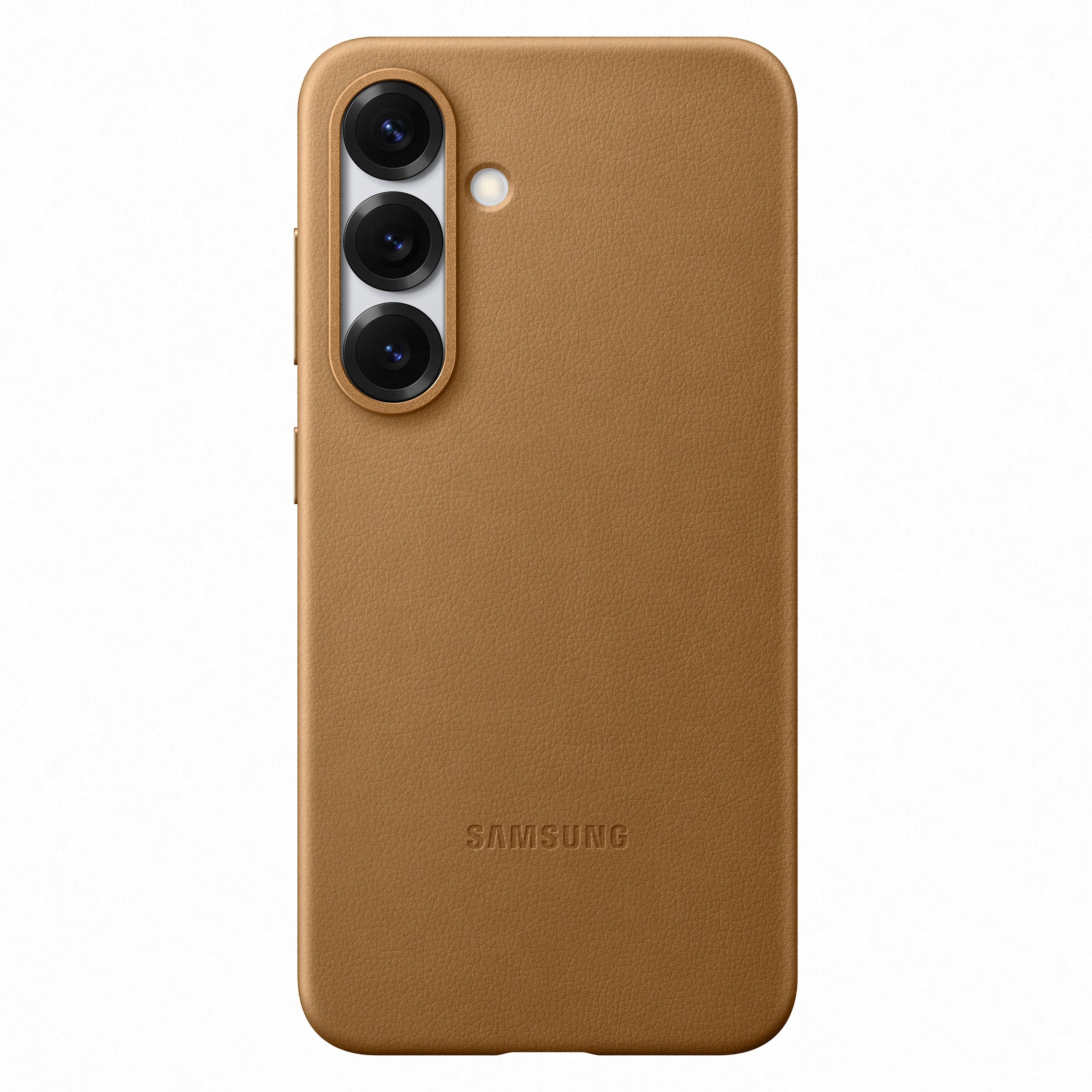 Накладка для Samsung S25+ Silicone cover Premium (Бежевый)