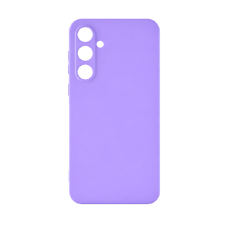 Накладка для Samsung S25+ Silicone cover Premium (Лаванда)