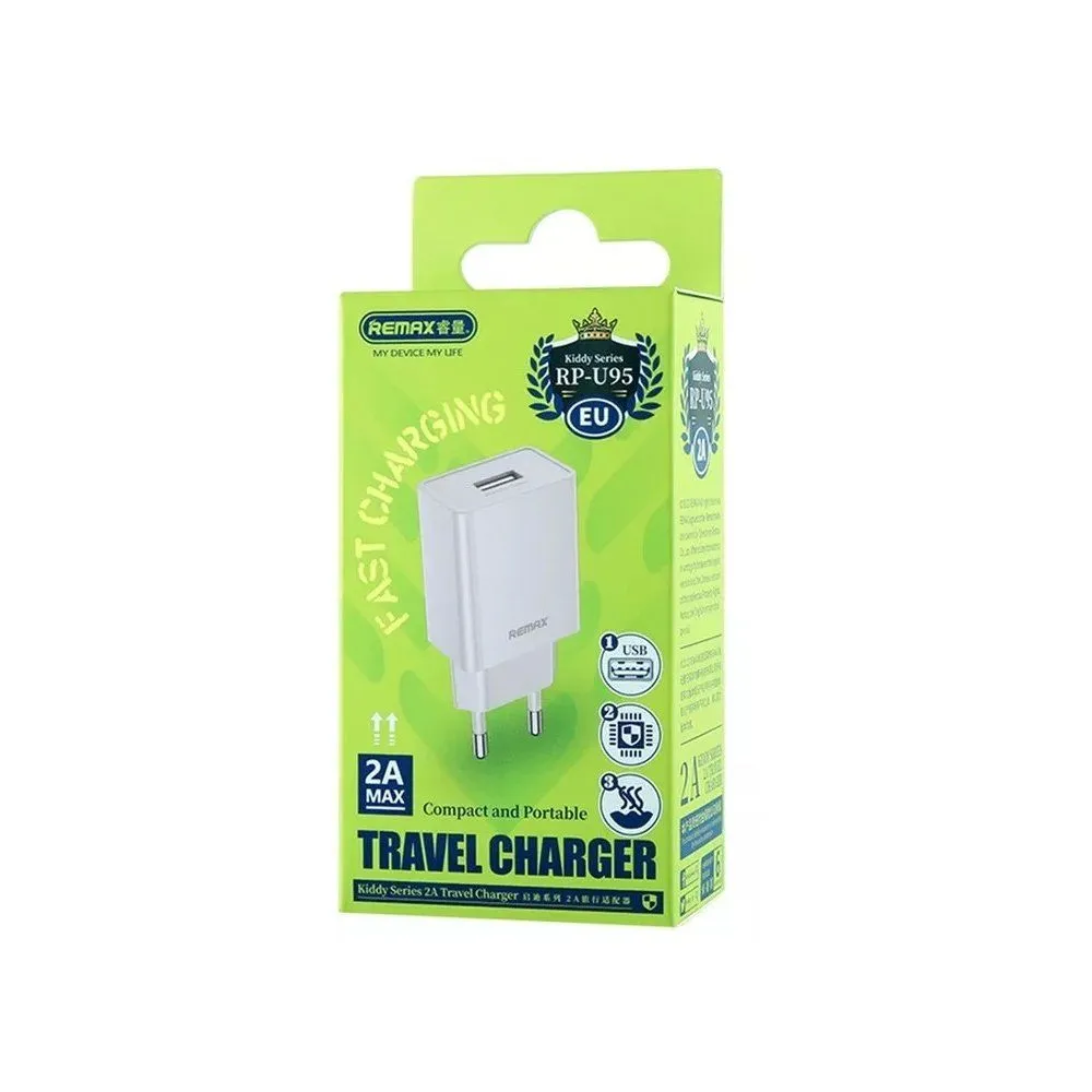 СЗУ (комплект) USB A-C REMAX RP-U95 2.4A