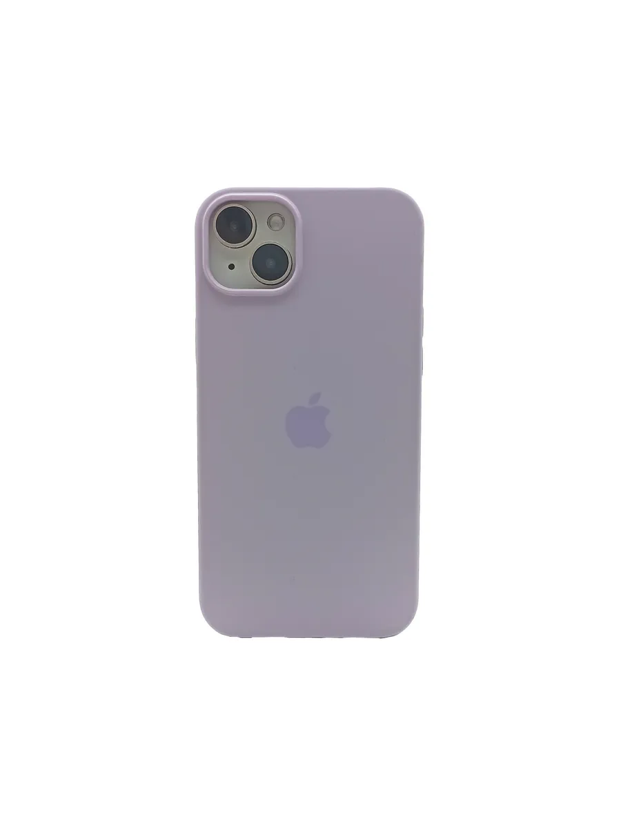 Накладка для iPhone 14 Plus Silicone Case Full Camera (Синий)