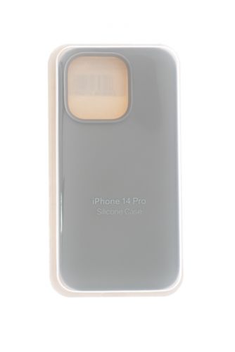 Накладка для iPhone 14 Pro Silicone Case (Белый)