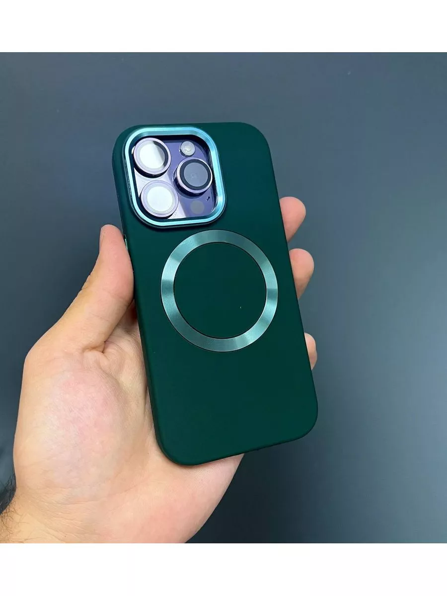 Накладка для iPhone 14 Pro Silicone Case MagSafe (Лаванда)