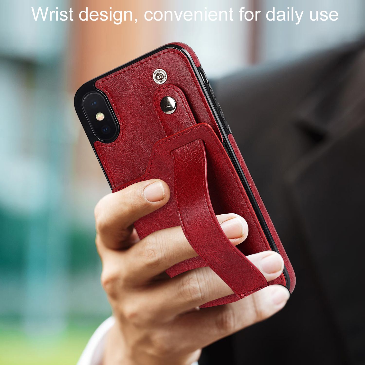 Накладка для iPhone XR с держателем для карт TPU /техпак/ (Лаванда)