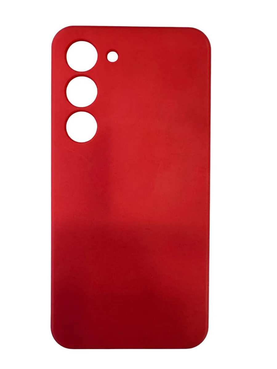 Накладка для Samsung S23 Silicone cover Premium (Винный)