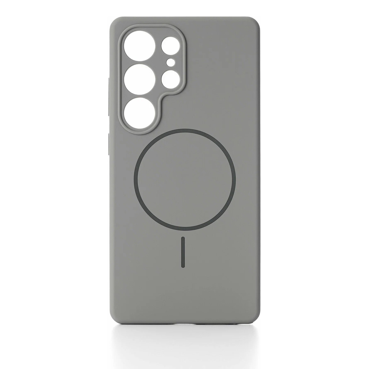 Накладка для Samsung S24 Silicone cover Premium MagSafe (Синий)