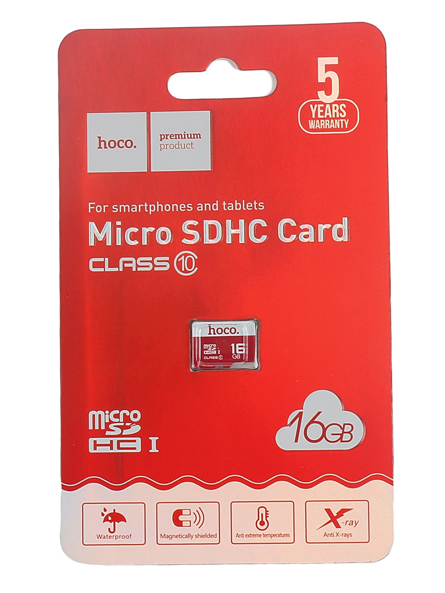 Карта памяти MicroSD 128Gb HOCO Class 10