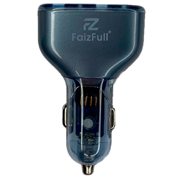 Разветвитель прикуривателя 2x12/24V + 2xUSB-A+C FaizFull 66W