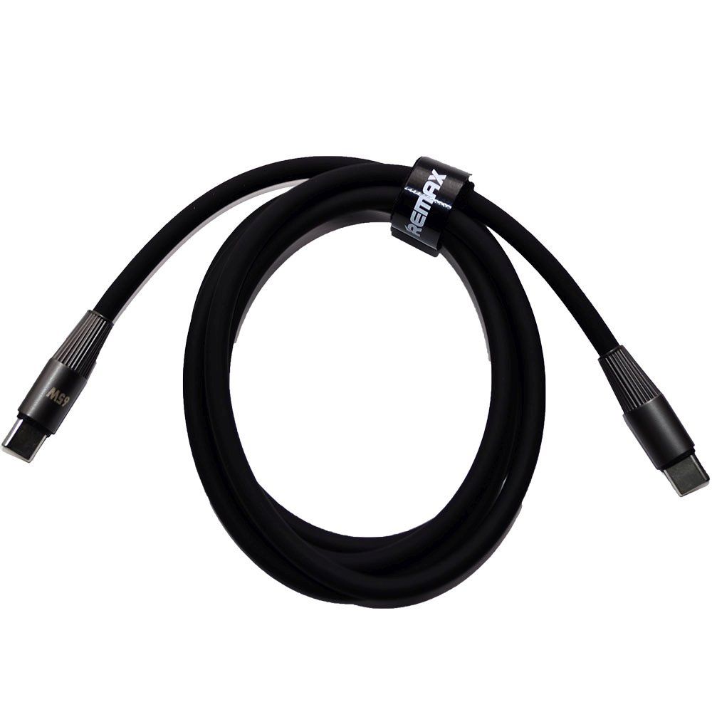 Кабель USB C-C REMAX CB30 65W SILICONE (Черный)